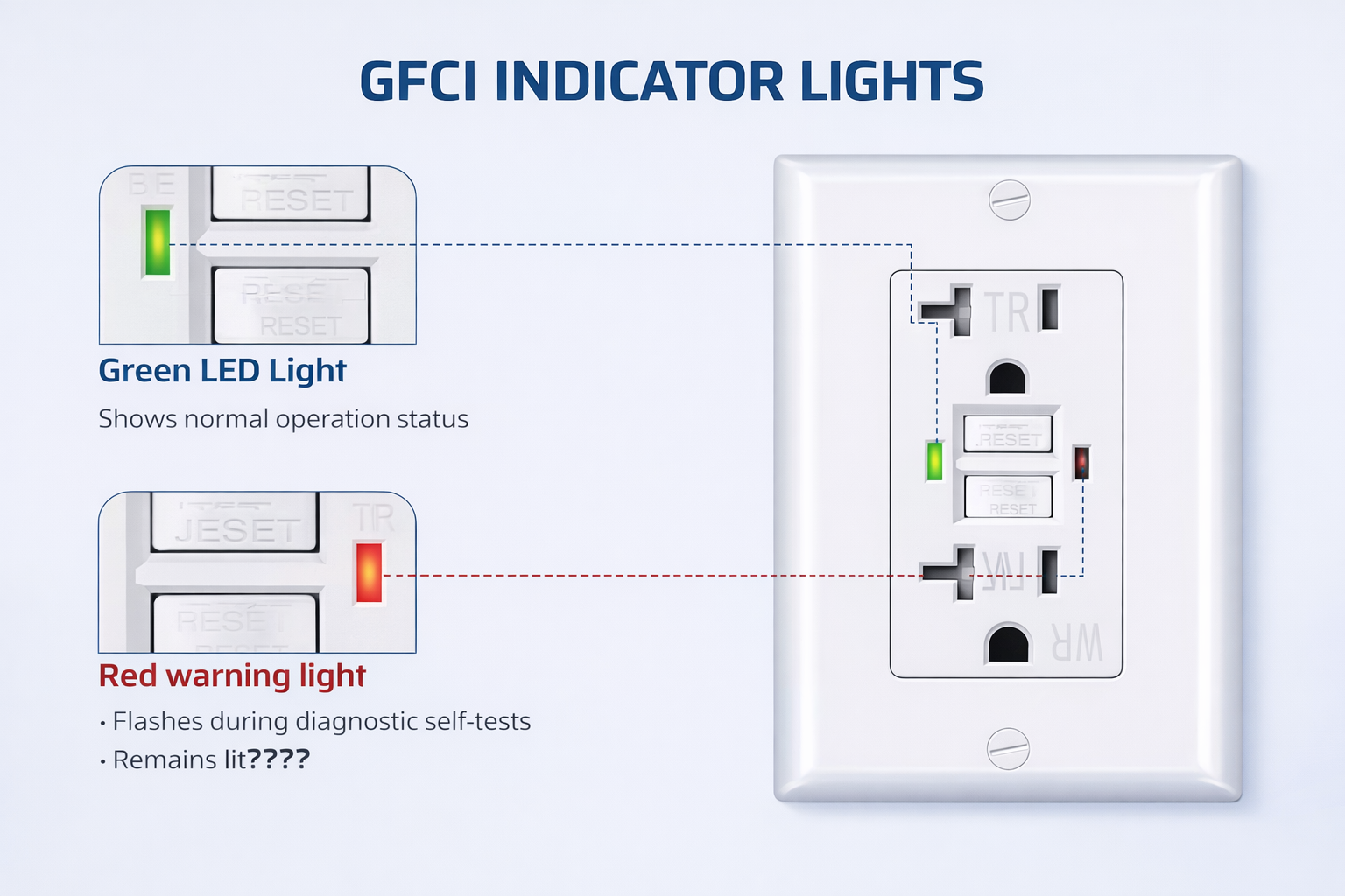 GFCI Outlet Won’t Reset? Causes, Fixes, and When to Call an Electrician